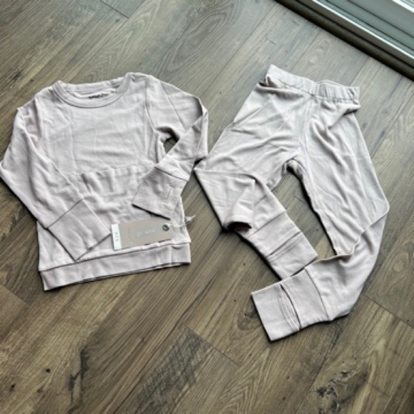 Goumi  Thermal Organic Cotton Jogger Set Color Stone - Picture 10 of 16